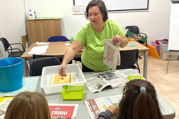 Taller de paper reciclat